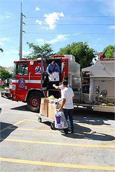 Firefighters Help Kids in Distress