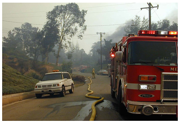 Anchor and Hold Water Delivery Evolutions for Wildland-Urban Interface Firefighting Operations