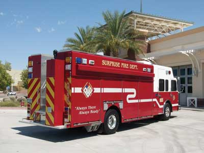 Surprise (AZ) Fire Department's SVI TRUCKS hazmat unit