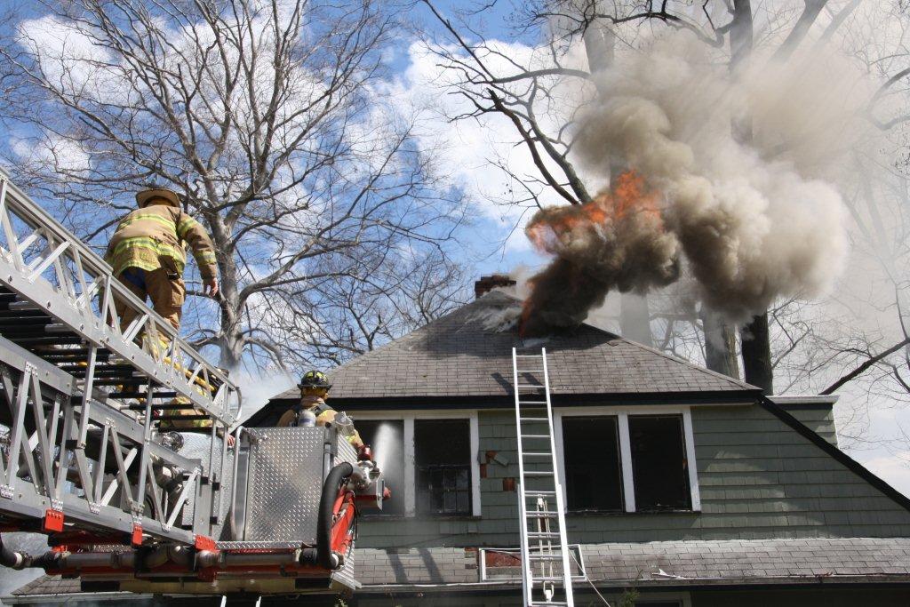 NJ Firefighters Battle Basement Fire with Extension