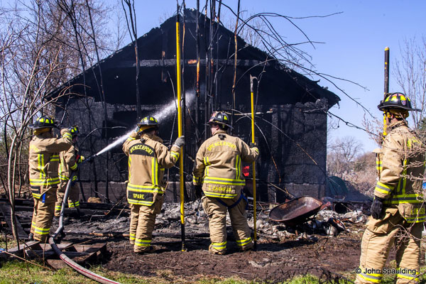 NY Firefighters Respond to Barn Fire