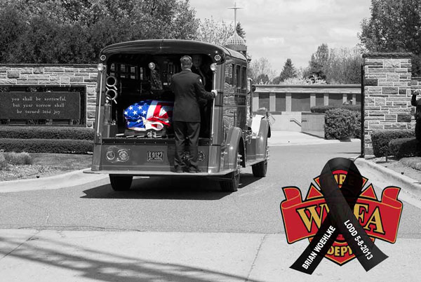 Photos: Funeral for Fallen MI Firefighter. Pics by Mike Ferdinande