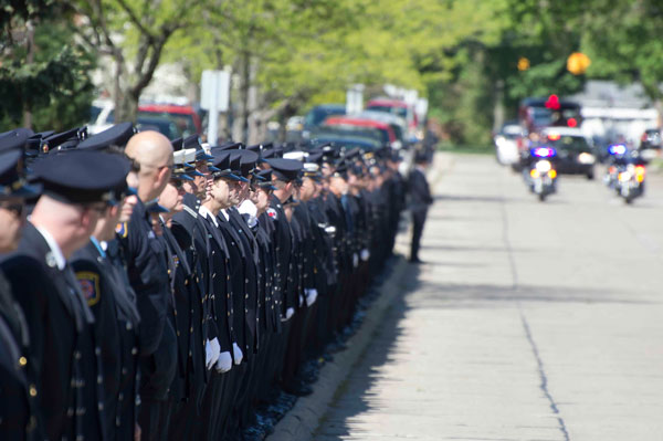 Photos: Funeral for Fallen MI Firefighter. Pics by Mike Ferdinande