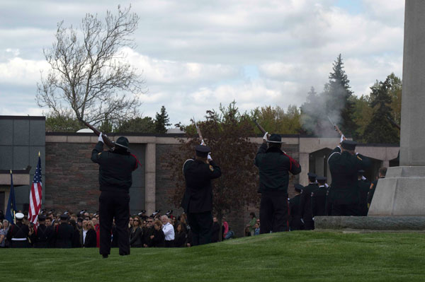 Photos: Funeral for Fallen MI Firefighter. Pics by Mike Ferdinande