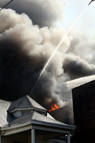 NJ Firefighters Respond to Five-Alarm Apartment Building