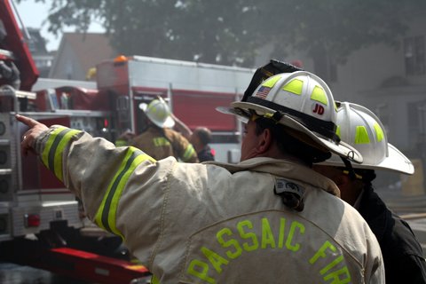 NJ Firefighters Respond to Five-Alarm Apartment Building