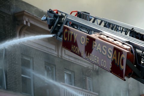 NJ Firefighters Respond to Five-Alarm Apartment Building