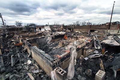 (4) This photo of the devastation was taken on November 1, 2012. (Photo by Steve Spak.)