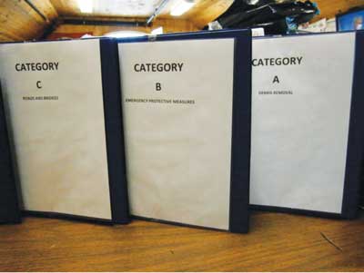 (7) FEMA's category books.