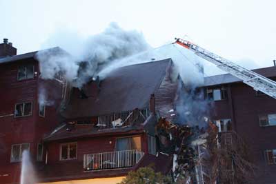 (11) The three-story structure that is now a two-story structure. 