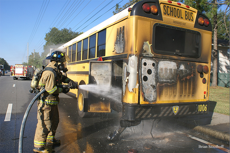 Three Injured in Ocala (FL) School Bus Fire