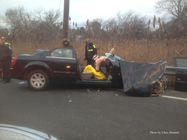 NY Firefighters Respond to Double Extrication MVA