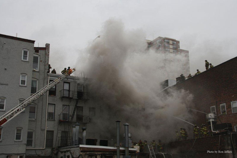 Fast-Moving Fire Strikes Jersey City (NJ) Buildings