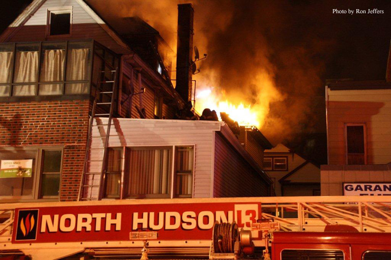 Firefighters Respond in Frigid Weather to 3-Alarm Fire in Union City, NJ