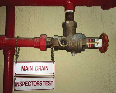 combination inspector's test/drain