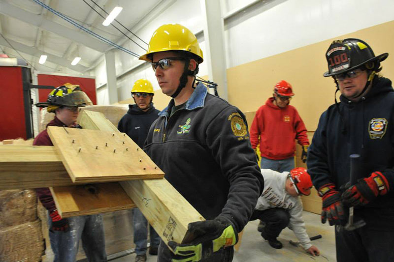 Abington Township during collapse training evolutions.