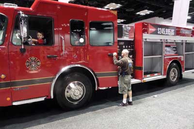 (34) Fort Garry Fire Trucks built this aluminum pumper on a Spartan chassis.