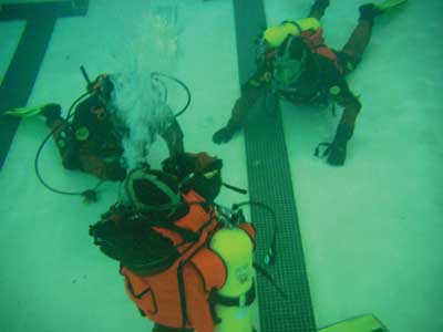 International Association of Dive Rescue Specialists watermanship test