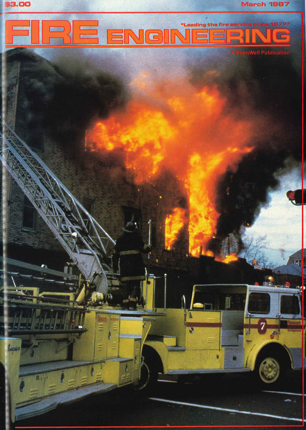 March 1987 cover to Fire Engineering