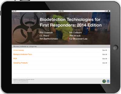 BIODETECTION TECHNOLOGIES FOR FIRST RESPONDERS