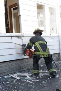 (5) A rotary saw might not be able to cut both sides of the wall in one cut, and the saw housing may keep it off either side of the window, making a narrower opening.