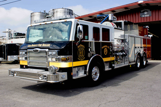  Pierce Delivers Pumper to Protect Iconic Jack Daniel Distillery