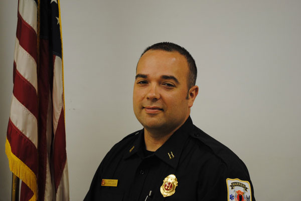 Captain Sean Killelea of the Warren Township (IN) Fire Department