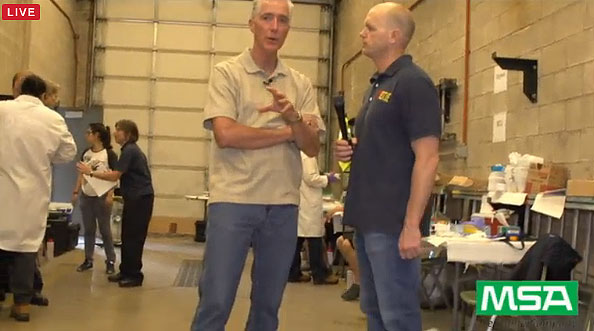 Bobby Halton and Erich Roden at the IFSI experiments.