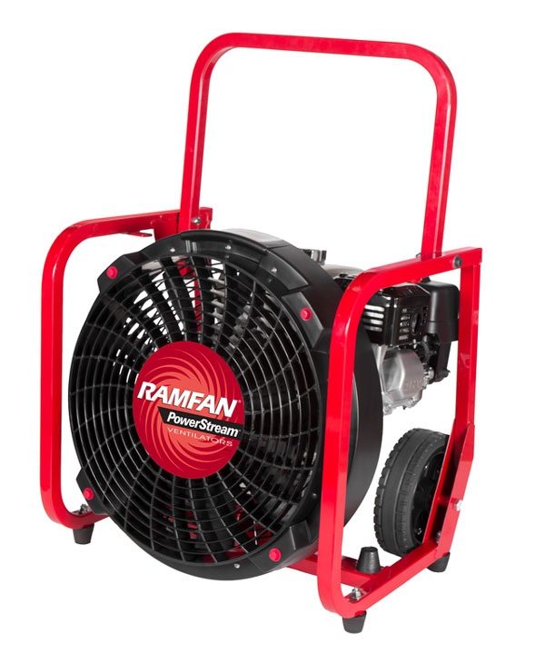 Positive pressure fan from Euramco Safety