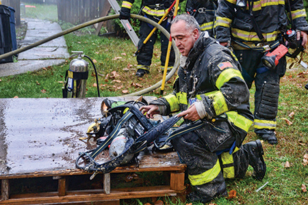 You must train your firefighters to restore self-contained breathing apparatus to a full and deactivated state to avoid false alarms.