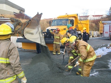 Hazmat: Heavy machinery will be needed to move bulk material.