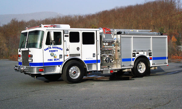 KME Pumper for the San Barbara County (CA) Fire Department