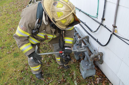 (4) Securing utilities during your 360° walk-around will provide for a safer fireground operation. 