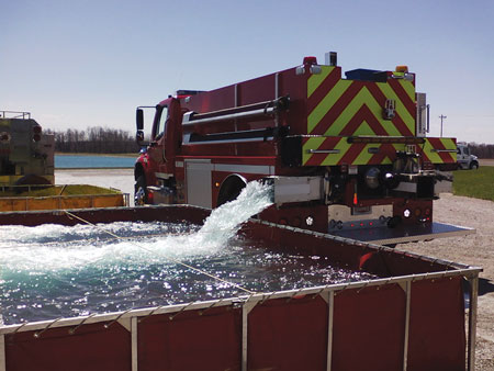  (3) In addition to tank size, water tenders must also be classified according to their fill-and-dump rates and whether they are of a vacuum or a conventional design.