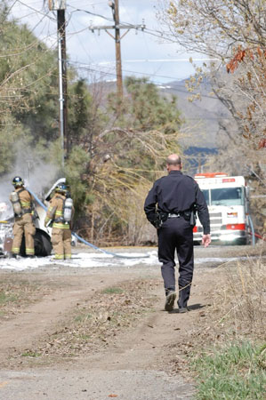 (2) Photo courtesy of the Hailey (ID) Fire Department.