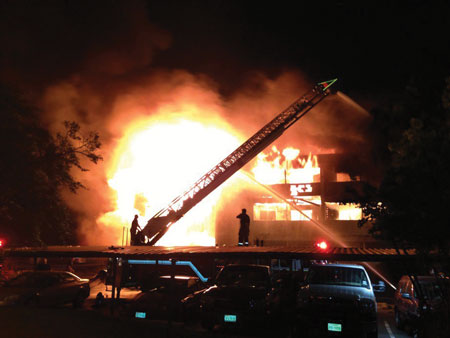 (4) A view of the Charlie side after the completion of all rescues. (Photo by Karen Hoskins.)