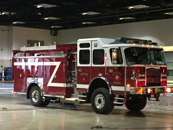 E-ONE apparatus on display at FDIC International 2016