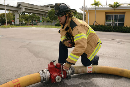 (14) The supply line to Engine 2 is shut off at the manifold. (