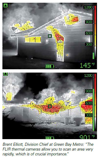 The FLIR thermal cameras allow you to scan an area very rapidly, which is of crucial importance.