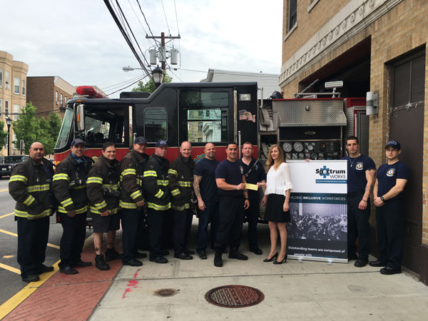 North Hudson firefighters raise funds for autism awareness