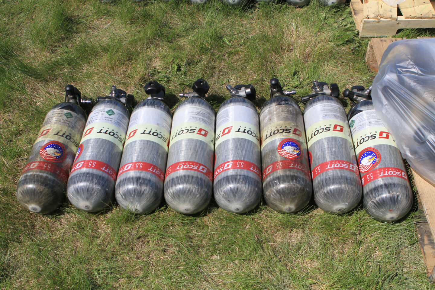 SCBA bottles