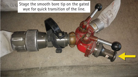 (2) Stage the rigs with the appropriate tools for either deployment option. 