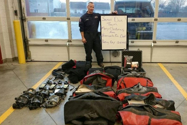 IFD Captain Jerry Richert is trying to help raise funds for training in Samos, Greece.