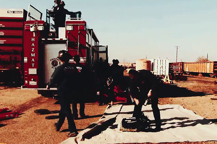 Firefighters from Fresno train on hazmat