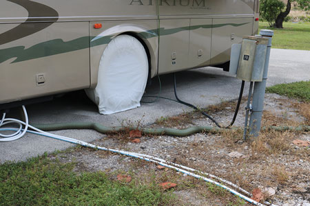 (9) An individual hookup at a campsite.