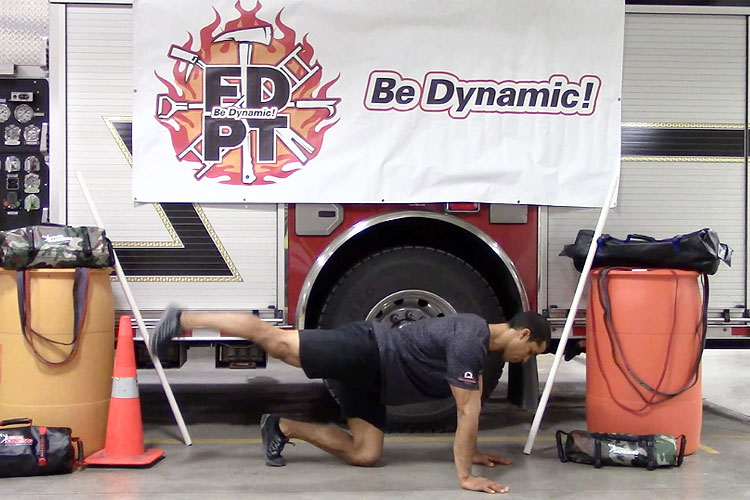 Jordan Ponder performed Bird Dog exercise