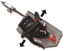 Stop taking risks with your saw storage! Zico’s ADJUSTABLE CHAINSAW MOUNT features patented sliding components designed to provide your saw with a snug, safe, and proper fit—regardless of make or model—and at a price below the cost of custom fabrication. The heavy-duty nylon strap and plastic buckle are easy to release when seconds count, even while wearing gloves, and an absorbent, replaceable pad collects loose fluids, eliminating hazards, and keeping your compartments clean. Try one today. Ask for Model QM-ACSM-1. www.ziamatic.com. (800) 711-FIRE. To request information go to fireeng.hotims.com