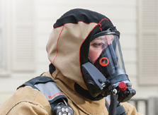 Honeywell First Responder TURNOUT GEAR is used by more than 80 percent of the 20 largest metropolitan fire departments in North America and trusted for state-of-the-art features, ergonomic range of motion, and rock-solid protection. The Honeywell Life Guard Hood blocks particulates to reduce exposure to hazardous toxins and has a lightweight design that’s as comfortable as it is dependable. www.honeywellfirstresponder.com. (800) 688-6148. To request information go to fireeng.hotims.com