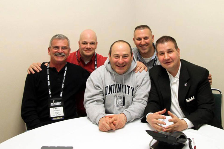 Chris Pepler, Jim Duffy, Anthony Avillo, P.J. Norwood, and Frank Ricci