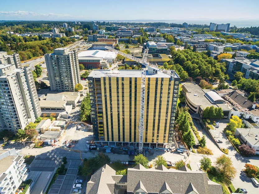 (1) The world’s tallest mass timber building opened this past summer in Vancouver, Canada. What does the tall wood trend mean for the U.S. fire service? (Photos 1-5 courtesy of Naturallywood.com; photo 6 courtesy of the American Wood Council.) 